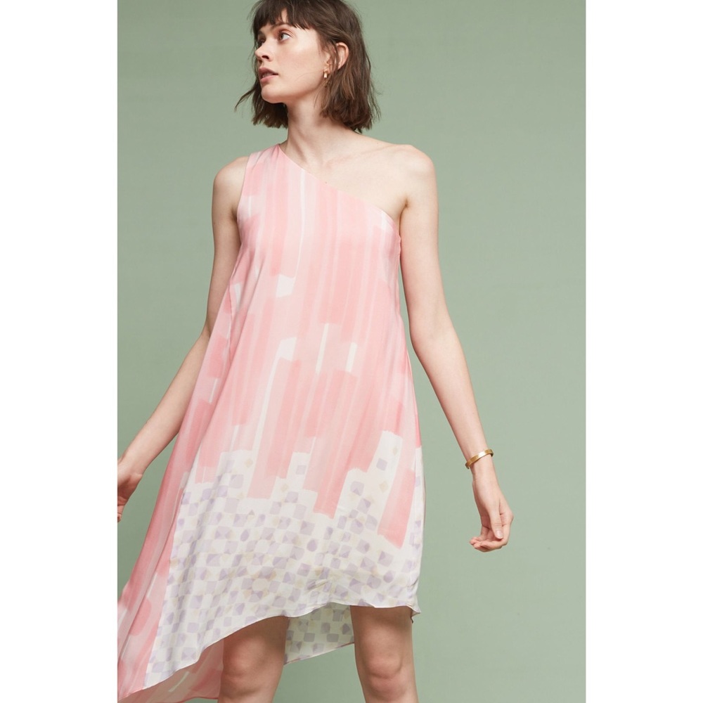 Anthropologie Maeve Avalonne Silk Dress Size 6